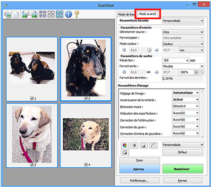 CANON PIXMA MG5751 - Mode avancé - 1