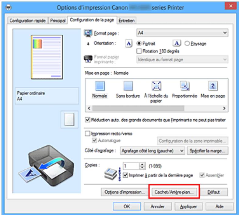 CANON PIXMA MG5751 - Enregistrement d'un nouveau cachet - 1