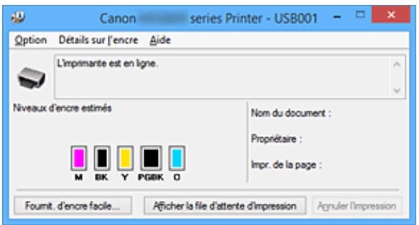 CANON PIXMA MG5751 - Contrôle du niveau d'encre sur votre ordinateur - 1