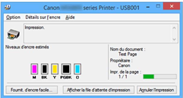 CANON PIXMA MG5751 - Lancement de l'écran d'état Canon IJ - 2