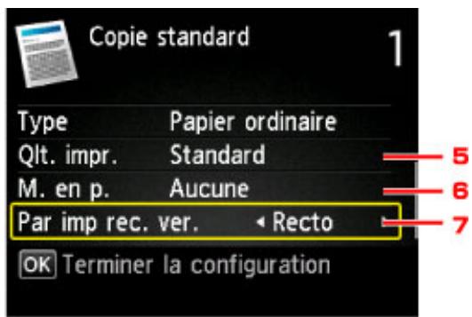 CANON PIXMA MG5751 - Éléments de paramètre - 2