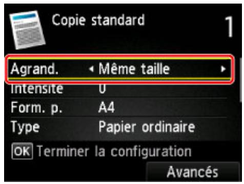 CANON PIXMA MG5751 - Réduction/agrandissement de copies - 1