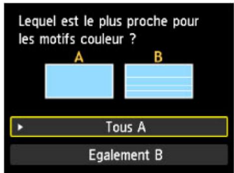 CANON PIXMA MG5751 - Examen du motif de vérification des buses - 3