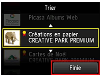CANON PIXMA MG5751 - Sélectionnez Finie - 1