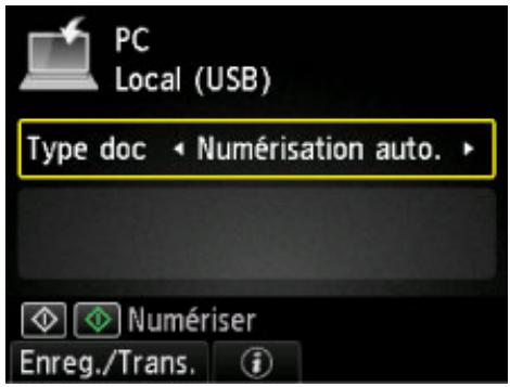 CANON PIXMA MG5751 - Transfert des données numériées sur un ordinateur à l'aide du panneau de contrôle - 2