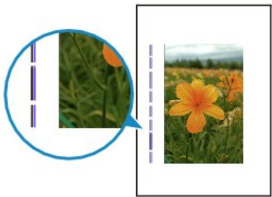 CANON PIXMA MG5751 - Ligne verticale pres de l'image - 1
