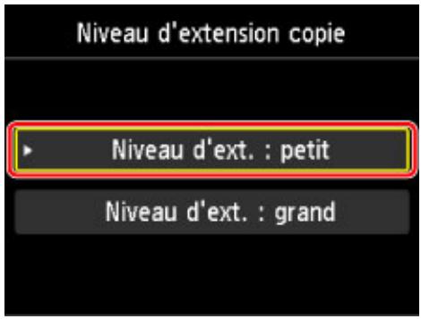 CANON PIXMA MG5751 - Modification des paramètres à partir du Panneau de contrôle - 5