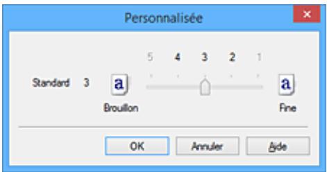 CANON PIXMA MG5751 - Définition du niveau de Qualité d'impression (Personnalisée) - 2