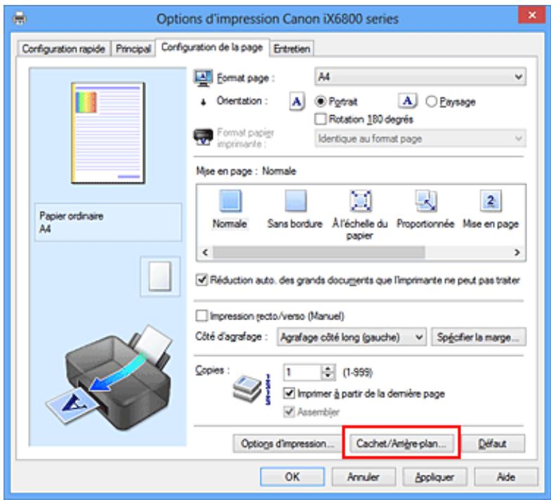 CANON MG 6850 - Enregistrement d'un nouvel arrêté-plan - 1