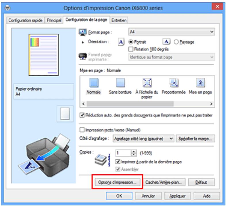 CANON MG 6850 - Changement des options d'impression - 1