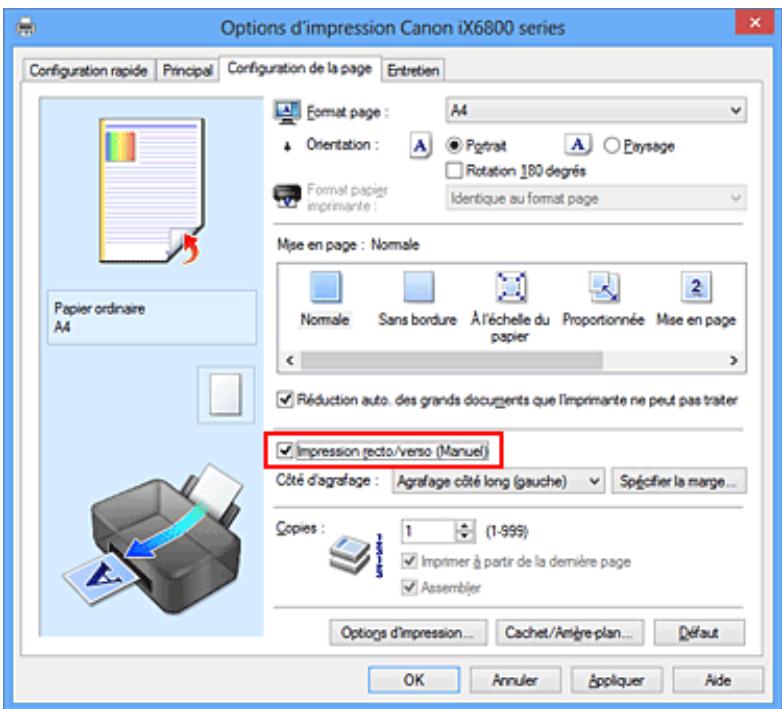 CANON MG 6850 - Impression recto/verso - 2