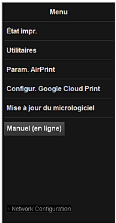 CANON MG 6850 - Démarrage de l'Interface utilisateur distante - 1