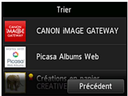 CANON MG 7750 - Sélectionnez Trier - 2