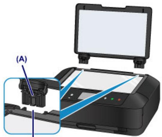CANON MG 7750 - Fixation du couvercle du scanner : - 1