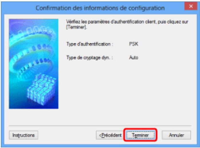 CANON MG 7750 - Cliquez sur le bouton Terminer. - 1