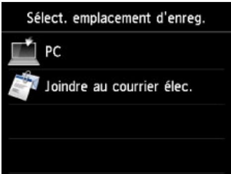 CANON MG 7750 - Joindre des données numériées à un courrier électronique à l'aide du panneau de contrôle de la machine - 1