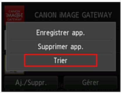 CANON MG 7750 - Sélectionnez Trier - 1