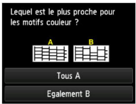 CANON MG 7750 - Examen du motif de vérification des buses - 2