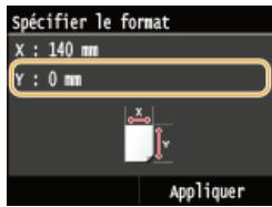 CANON I-SENSYS MF628CW - Spécifiez la longueur de la dimension < > (la plus longue). - 1