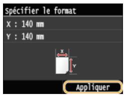 CANON I-SENSYS MF628CW - Indiquez le format du papier. - 3