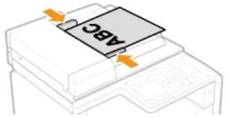 CANON I-SENSYS MF628CW - Alignez les guides document sur les bords du document. - 1