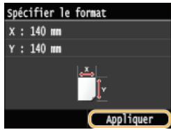 CANON I-SENSYS MF628CW - Spécifiez la longueur de la dimension < > (la plus longue). - 3