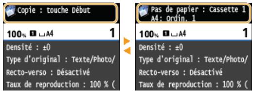CANON I-SENSYS MF628CW - Si un message s'affiche - 1