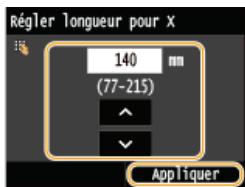 CANON I-SENSYS MF628CW - Spécifiez la longueur de la dimension < x> (la plus courte). - 2