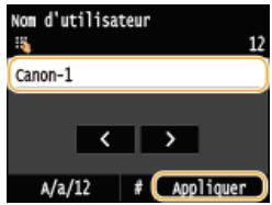 CANON I-SENSYS MF628CW - Saisissez votre nom d'utilisateur. - 1