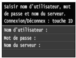 CANON I-SENSYS MF628CW - Connexion à un envoi autorisé - 1