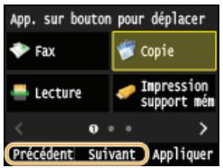 CANON I-SENSYS MF628CW - Appuyez sur ou - 1