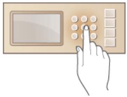 CANON MF 8280 - Utilisation du panneau de commande - 1