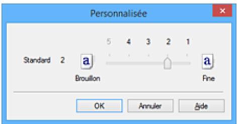 CANON PIXMA IP110 - Définition du niveau de qualité d'impression (personnalisée) - 2