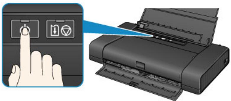 CANON PIXMA IP110 - Mise sous tension de l'imprimante - 2