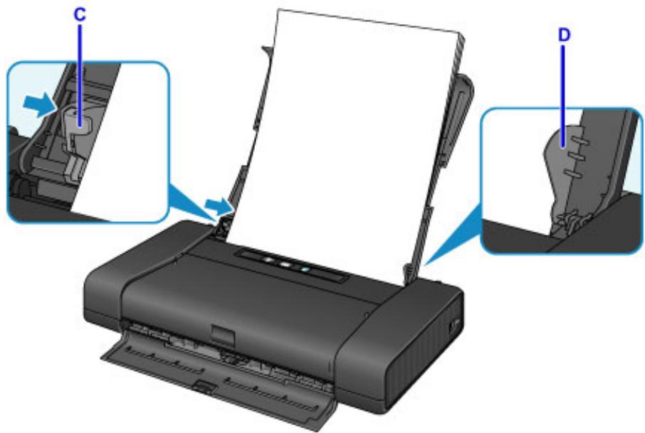 CANON PIXMA IP110 - Ouvrez le couvercle du réceptacle arrêté (a) - 2