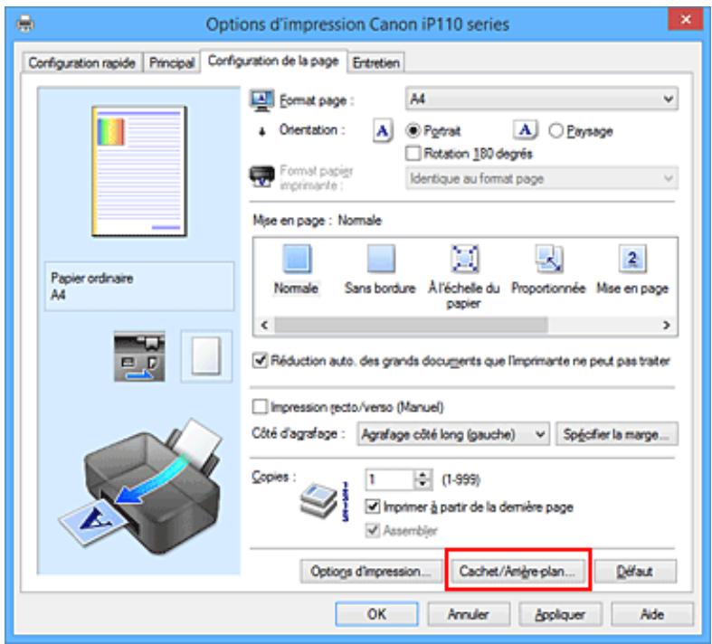 CANON PIXMA IP110 - Enregistrement d'un nouveau cachet - 1