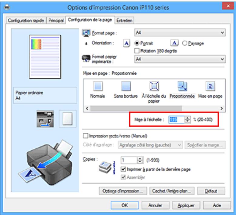 CANON PIXMA IP110 - Impression proportionnée - 4