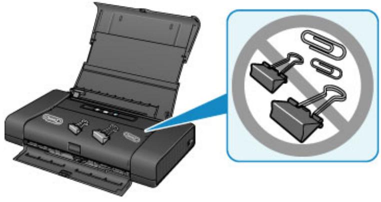 CANON PIXMA IP110 - Ne placez aucun objet sur le capot des têtes d'impression ! - 1