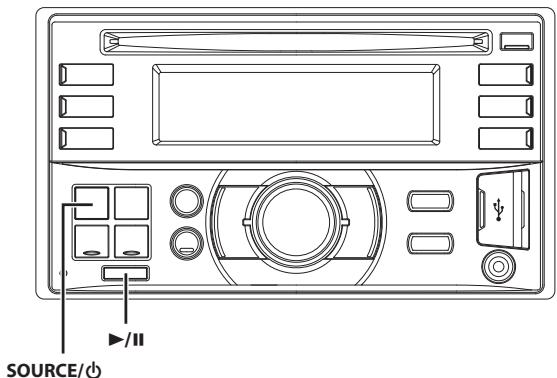 ALPINE CDE-W233R - Mise en pause - 1
