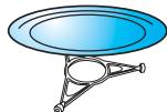 WHIRLPOOL GT384BL - PLATO GIRATORIO DE CRISTAL - 1