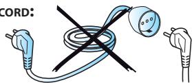 WHIRLPOOL GT384BL - DO NOT USE EXTENSION CORD: - 1
