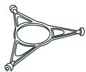 WHIRLPOOL VT275SL CRISP - Support du plateau tournant - 1