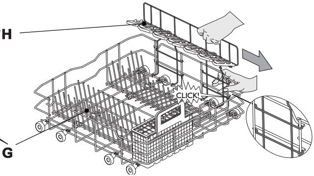 WHIRLPOOL ADP6342WH - PANIER INFERIEUR - selon le modele - 3
