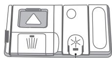 WHIRLPOOL WBO3O32PI  IXELIUM - REMPLIR LE DISTRIBUTEUR DE LIQUIDE DE RINÇAGE - 1