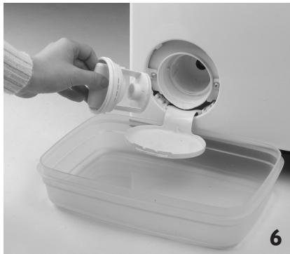 WHIRLPOOL AWE 6215 - NETTOYAGE DU FILTR/ VIDANGE DE L'EAU RÉSIDUELL - 2