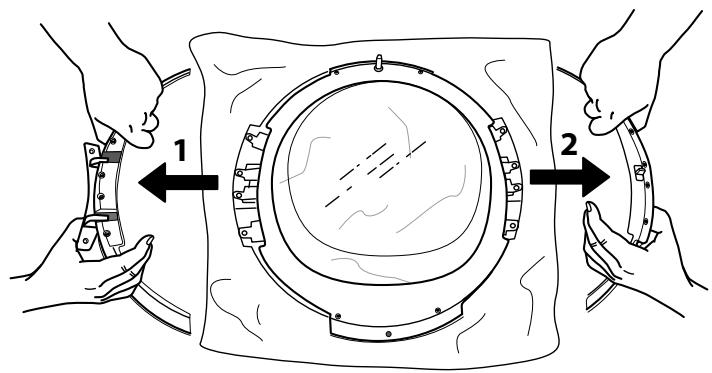 WHIRLPOOL HSCX 90422 - Inversion de la butée de porte - 10
