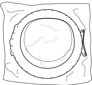 WHIRLPOOL HSCX 90422 - Inversion de la butée de porte - 15
