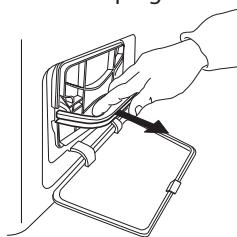 WHIRLPOOL HSCX 80531 SUPREME CARE - Nettoyez le filtre inférieur tous les cinq cycles de lavage. - 1