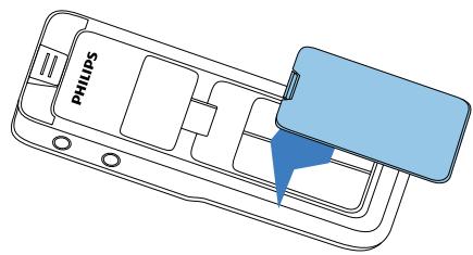 PHILIPS DVT1500 - Insérer les piles ou accus - 4