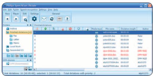 PHILIPS LFH9120 - Uso del software Philips SpeechExec - 1